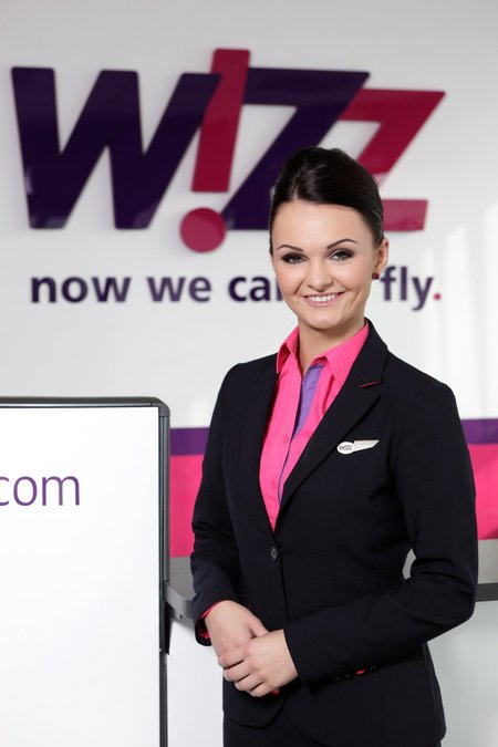 "Wizz air" stiuardesė Violeta