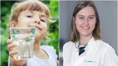 Pataria gydytoja dietologė: kaip išugdyti vaikų įprotį gerti vandenį