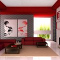 Interjeras pagal feng shui: dekoruokite namus raudonai