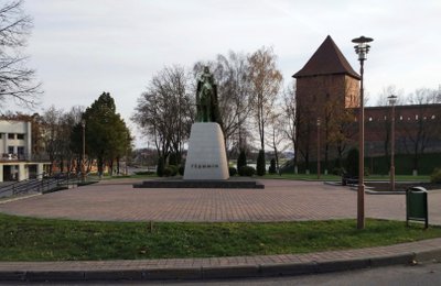 Памятник Гедимину в Лиде