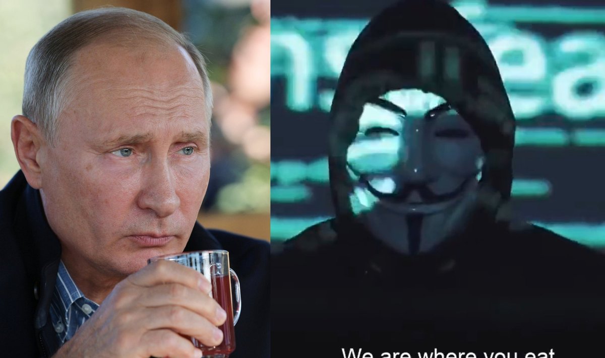 Anonymous perspėjo Rusijos valdžią ir nutekino duomenis.