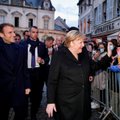 Macronas Prancūzijoje priėmė Merkel