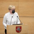 Balsavimą dėl Šimonytės išgelbėję opozicijos nariai: Seimas ne vaikų darželis