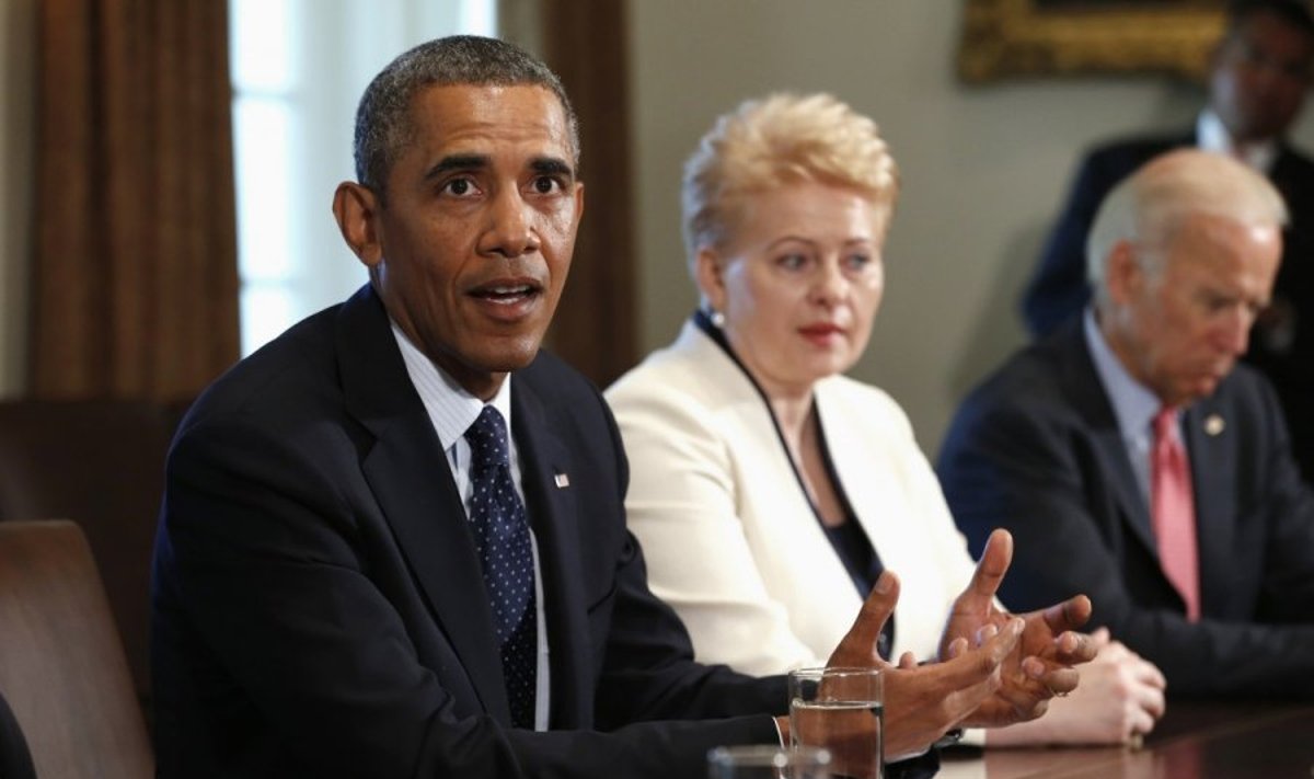 Baltijos valstybių vadovų susitikimas su B. Obama