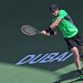 Įpusėjo vyrų teniso turnyro Dubajuje vienetų varžybų aštuntfinalio etapas