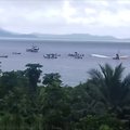 Mikronezijoje lėktuvas tūpdamas nulėkė į lagūną
