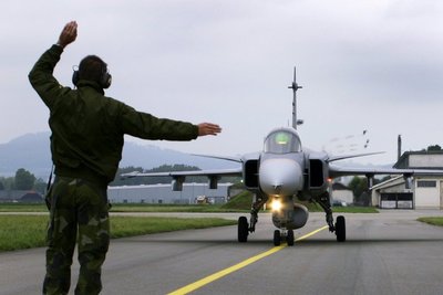 Švedijos naikintuvas JAS-39 Gripen