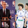 NBA komisaras Silveris prakalbo apie Ballus ir Lietuvą: nemanau, kad tai geriausia vieta tobulėti