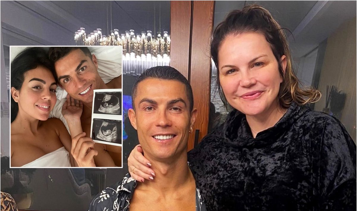 Cristiano Ronaldo, jo mylimoji ir jo sesuo