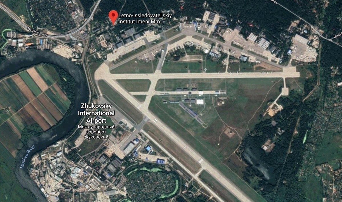 Žukovskio oro uostas ir slapti objektai