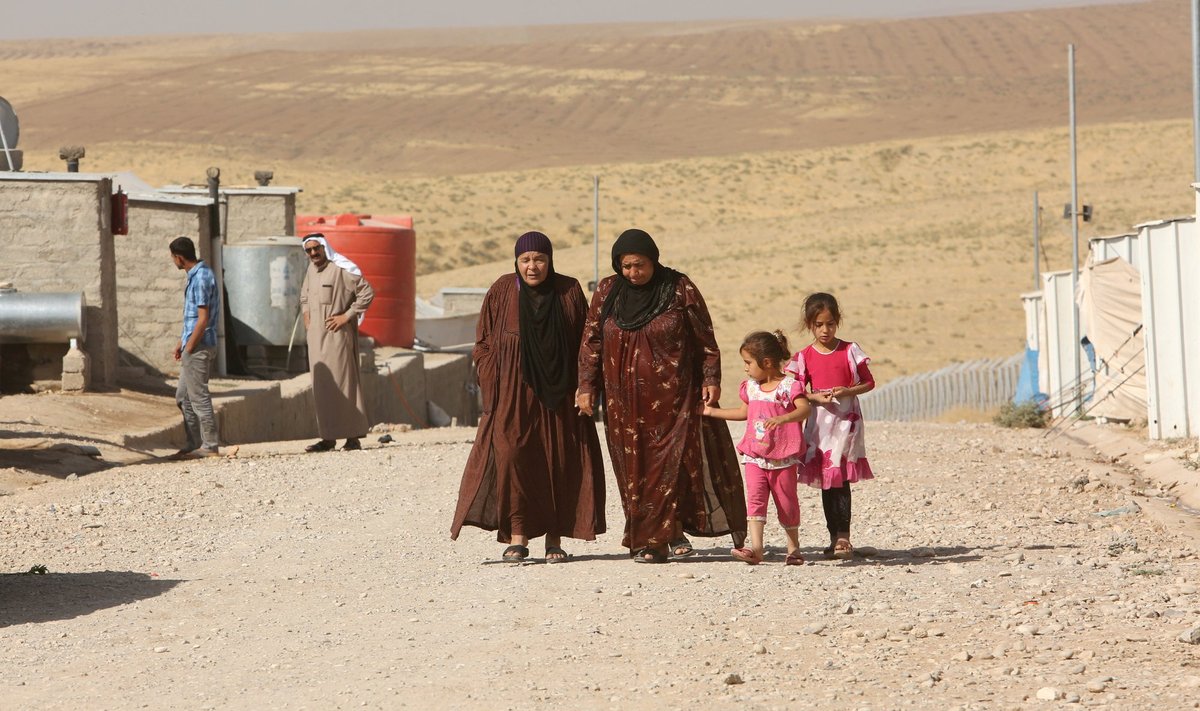Iš Mosulo pabėgę gyventojai