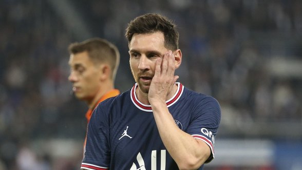 Dėl traumos iš rikiuotės iškrito Messi, PSG turėjo vargo