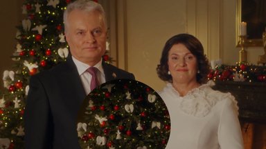 Prezidento ir pirmosios ponios sveikinimas Šv. Kalėdų proga