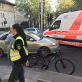 Vilniuje, Žvėryno mikrorajone, perėjoje partrenktas dviratininkas