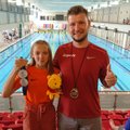 Jaunoji plaukimo talentė Smiltė pagerino du Meilutytės rekordus