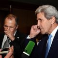 Vokietijoje susitikę J. Kerry ir S. Lavrovas nieko nesutarė