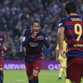 L. Suarezo ir Neymaro duetas vėl atvedė „Barcą“ į pergalę