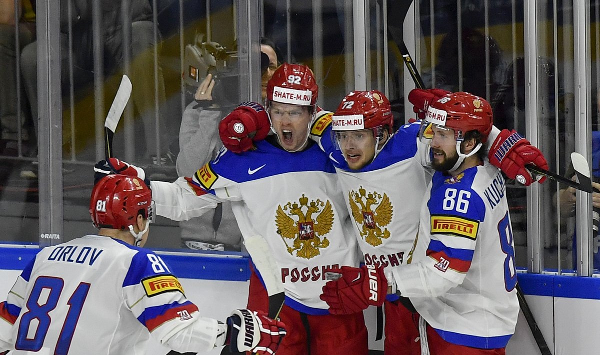 Pasaulio ledo ritulio čempionato pusfinalis: Kanada – Rusija