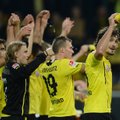 Vokietijos futbolo pirmenybėse „Borussia“ klubas sutrypė „Hamburg“ ekipą