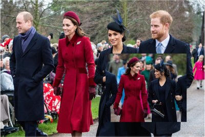 Princai Williamas ir Harry su žmonomis Kate Middleton ir Meghan Markle