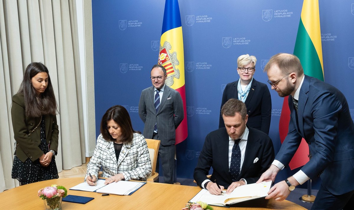 Lithuania and Andorra sign double taxation avoidance agreement
