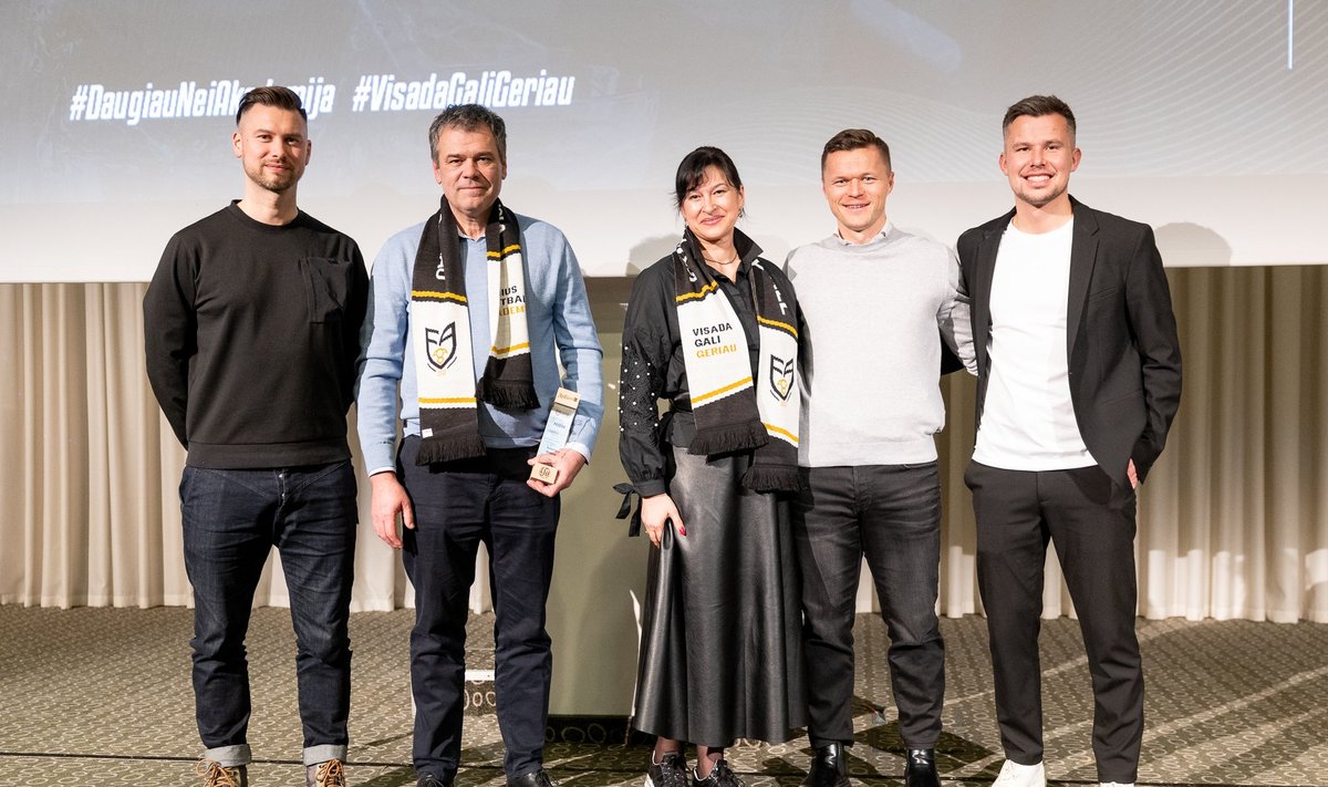"Vilnius Football Academy" vadovai ir lektoriai Ilona Tilindienė ir Robertas Badaras
