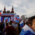 Kremlius mini Ukrainos sričių aneksiją: susirinko minios, skanduoja „Rusija“