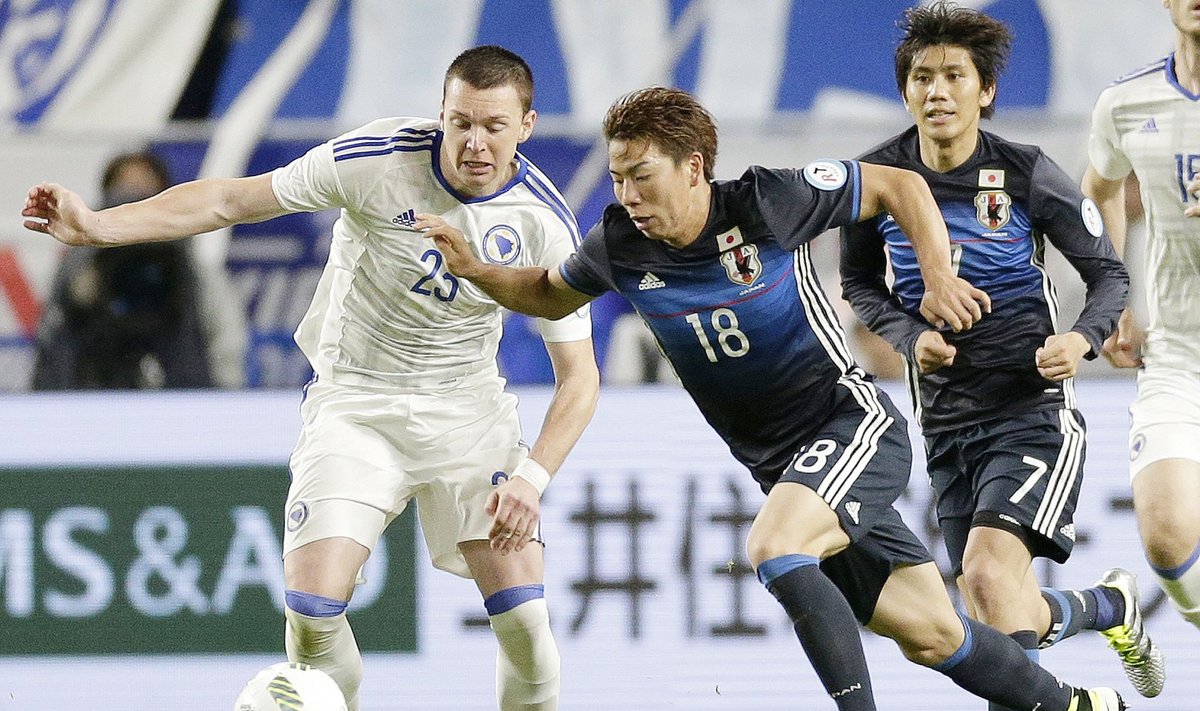 Futbolas: Japonija - Bosnija ir Hercegovina