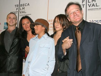 Robinas Williamsas su šeima