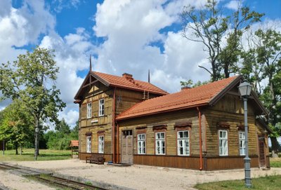 Neatrasta Lietuva. Surdegio siaurojo geležinkelio stotis