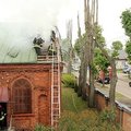 Kaune užsidegė cerkvė, ugniagesiams teko supjaustyti jos stogą