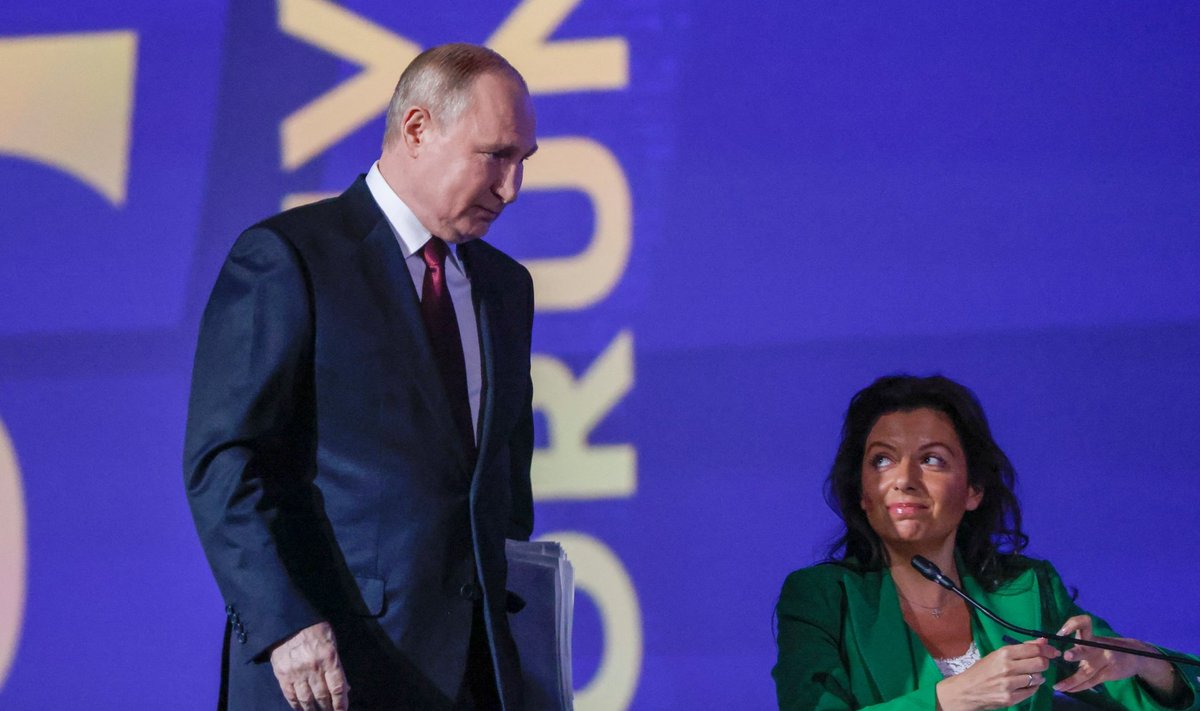Vladimiras Putinas ir Margarita Simonian