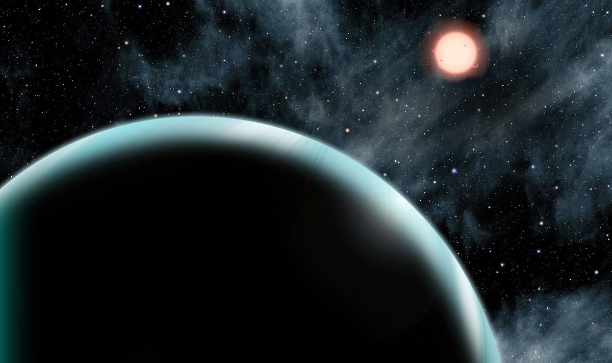 Kepler 421b egzoplanetos įsivaizduojamas vaizdas