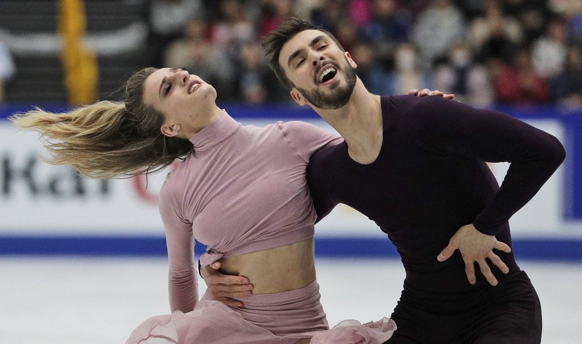 Prancūzijos šokėjų ant ledo pora, pasaulio čempionai Gabriella Papadakis ir Guillaume Cizeron