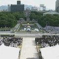 JAV pirmą kartą dalyvavo Hirošimos bombardavimo metinių ceremonijoje