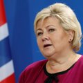 Vilniuje viešinti Norvegijos premjerė nekomentuoja galimų šnipų mainų su Rusija