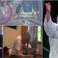 Neblaivus avarijoje žmogų pražudęs rusų aktorius Michailas Jefremovas atvestas į teismą, paviešintas įvykio vaizdo įrašas