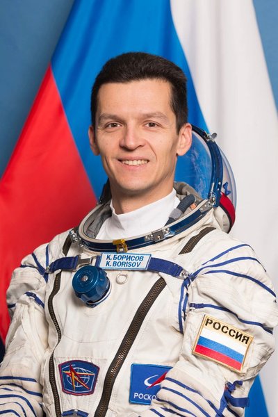 Į TKS skris rusų kosmonautas K. Borisovas. NASA/Roscosmos nuotr.