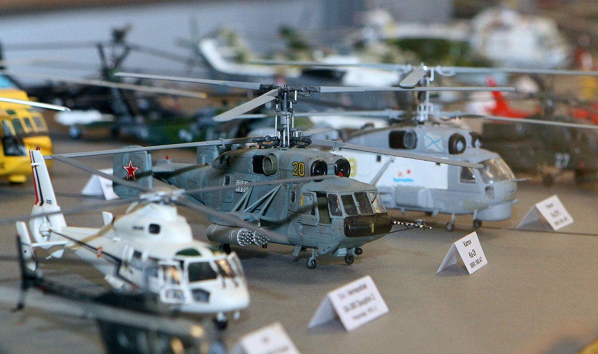 Lietuvos aviacijos muziejuje - orlaivių modelių paroda