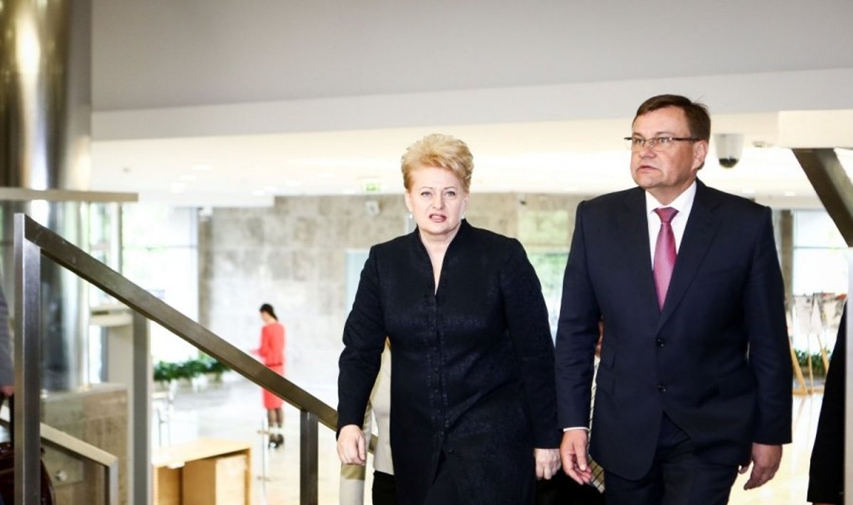 Dalia Grybauskaitė ir Vydas Gedvilas