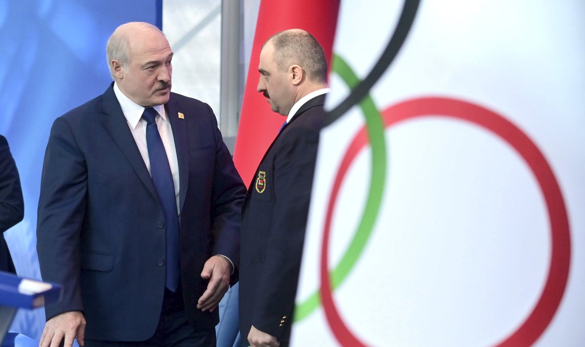 Aleksandras (kairėje) ir Viktoras Lukašenkos