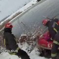 Mirtini ledo spąstai: įlūžusios nuskendo keturios stirnos