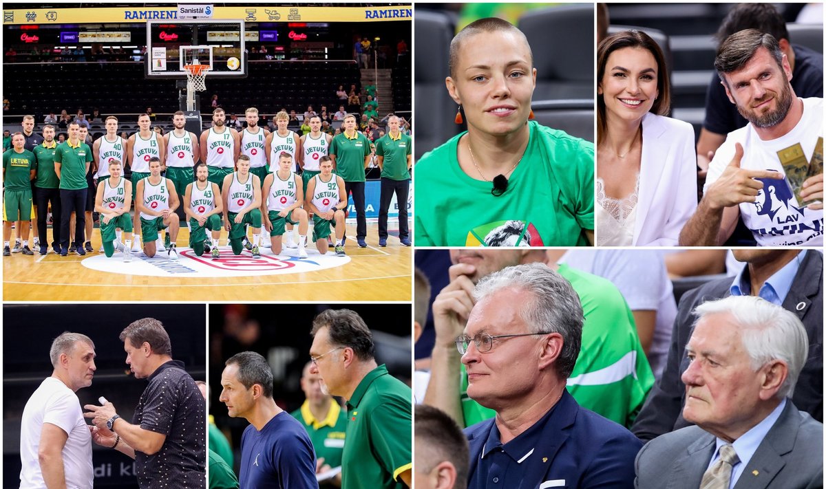 "Krepšinio namų" paramos rungtynės Lietuva-Serbija