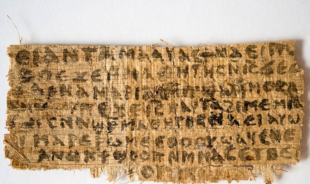 Papirusas, kuriame kalbama apie Jėzaus žmoną