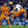 „Real“ futbolininkai Barselonoje turėjo vargo su „Espanyol“ ekipa