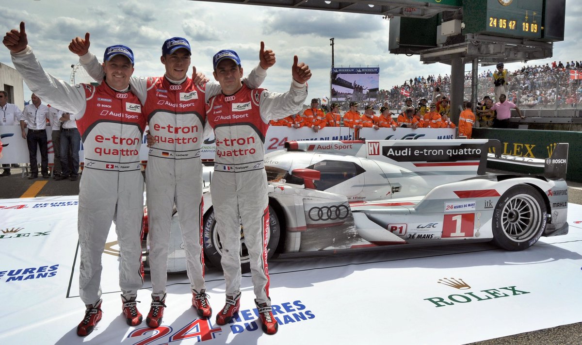 "Audi" ekipa triumfavo Le Mano 24 val. lenktynėse