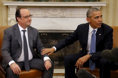 Francois Hollande, Barackas Obama 
