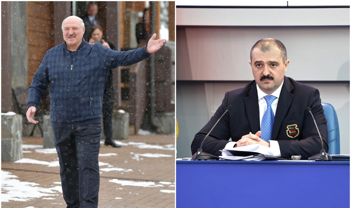 Aleksandras Lukašenka (kairėje), Viktoras Lukašenka