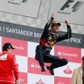 „Formulės-1“ etape Silverstoune - paskutiniuose ratuose išplėšta M.Webberio pergalė