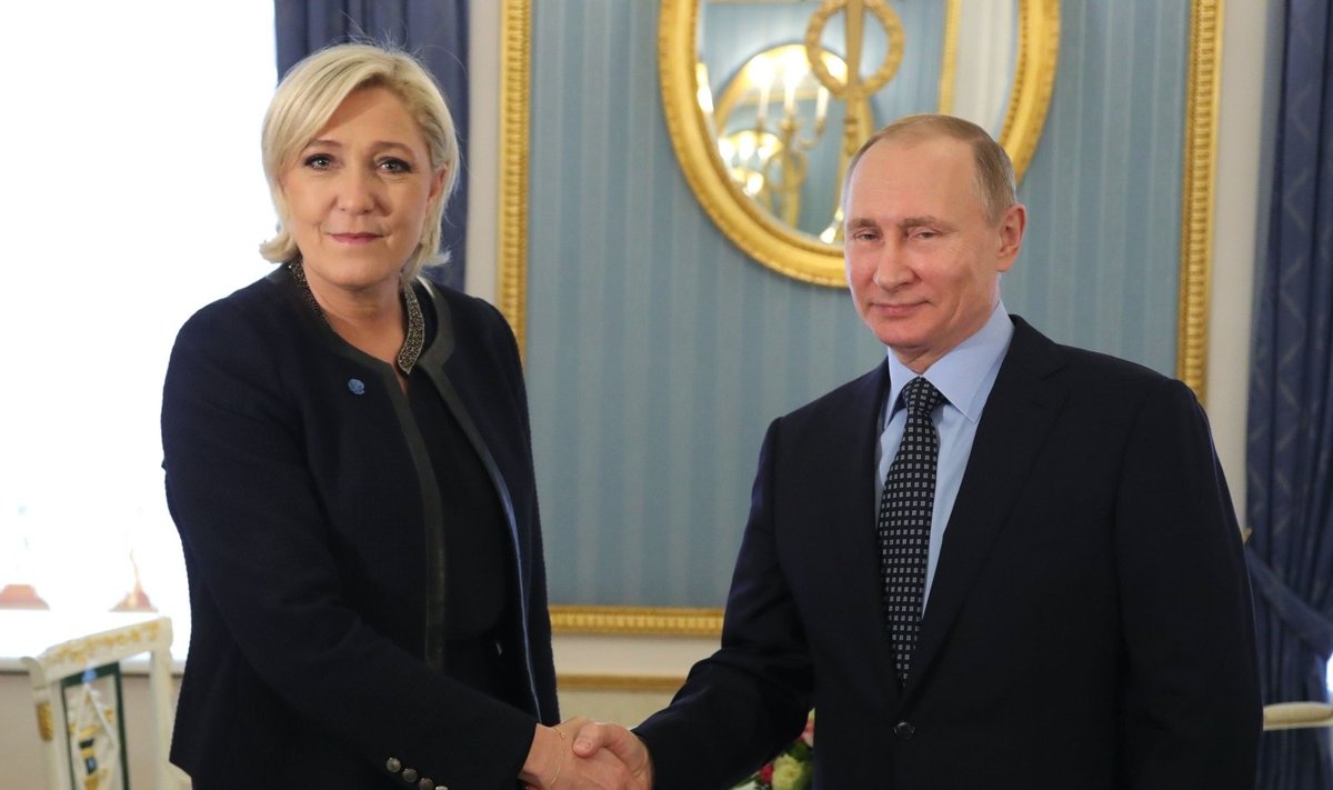 Vladimiras Putinas, Marine Le Pen